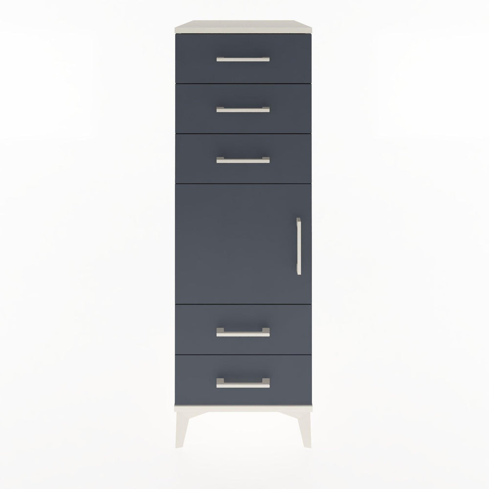 Woodntry Modüler Dolap Aytaşı 44x30x122 cm Kapaklı ve Çekmeceli KC65-1