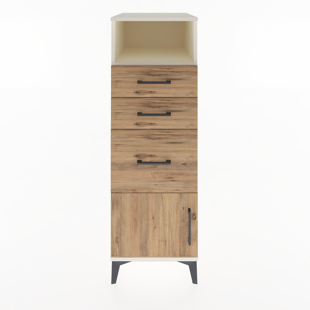 Woodntry Modular Cabinet Moonstone 44x30x122 cm Functional F115-1