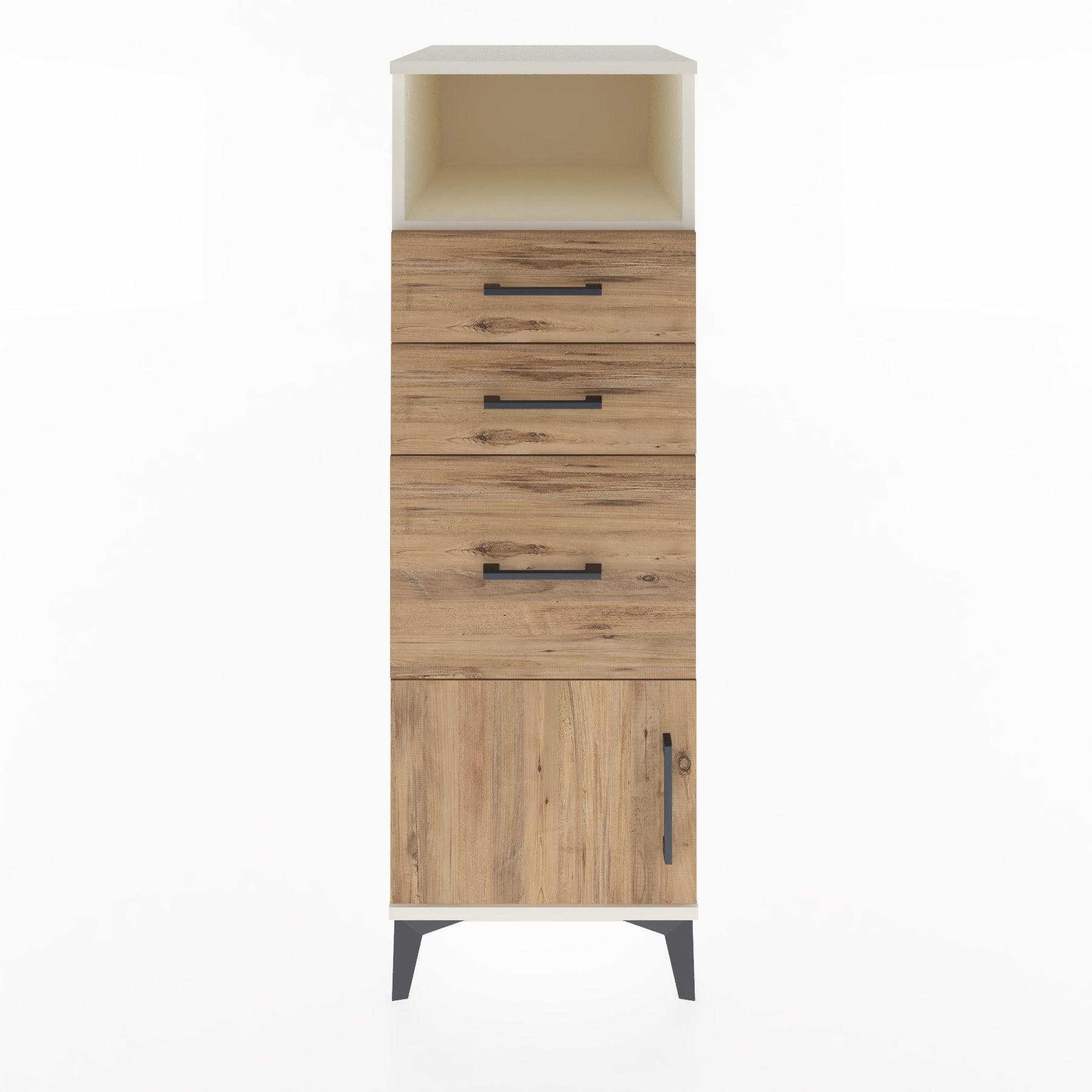 Woodntry Modular Cabinet Moonstone 44x59x122 cm Functional F115-1