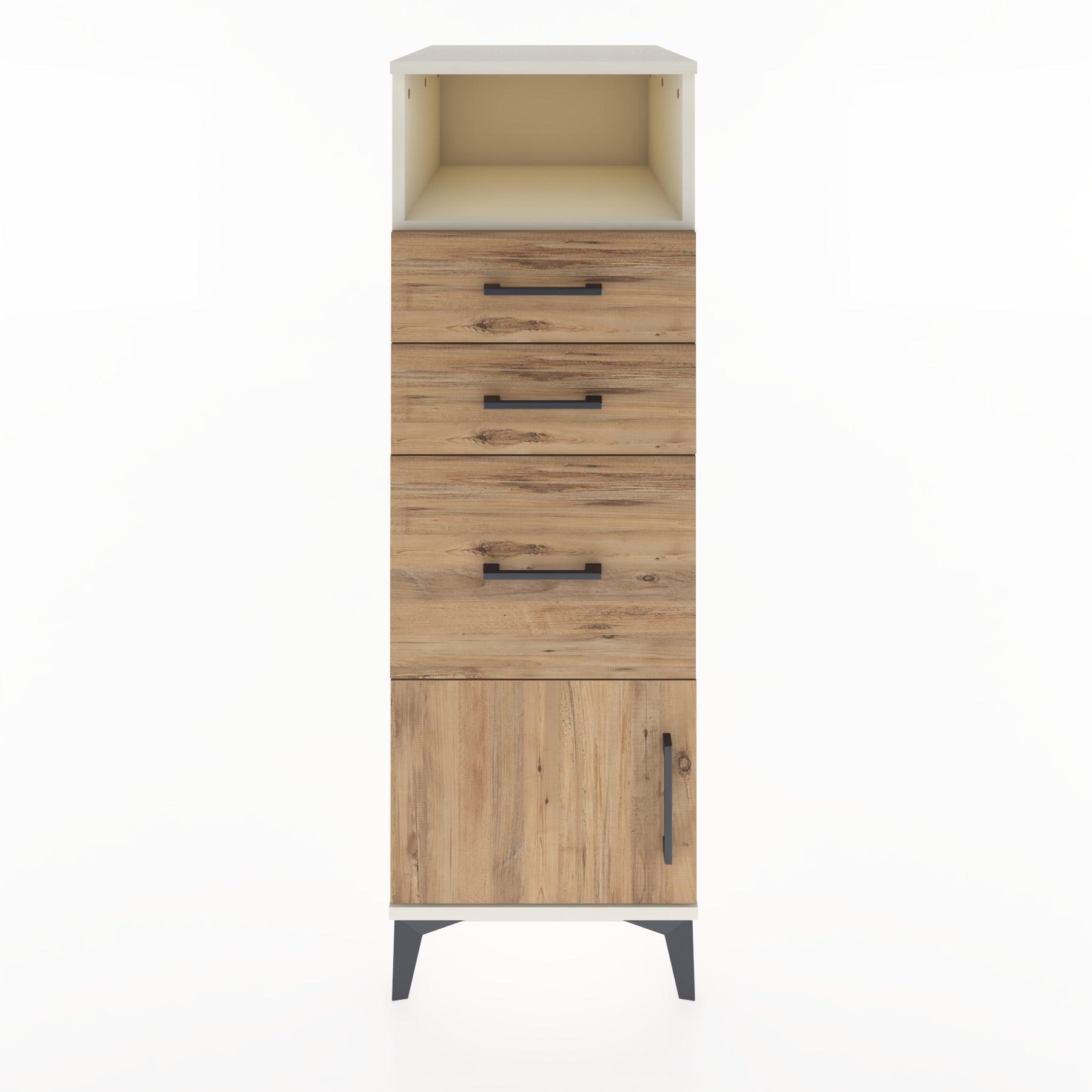 Woodntry Modular Cabinet Moonstone 44x30x122 cm Functional F15-1
