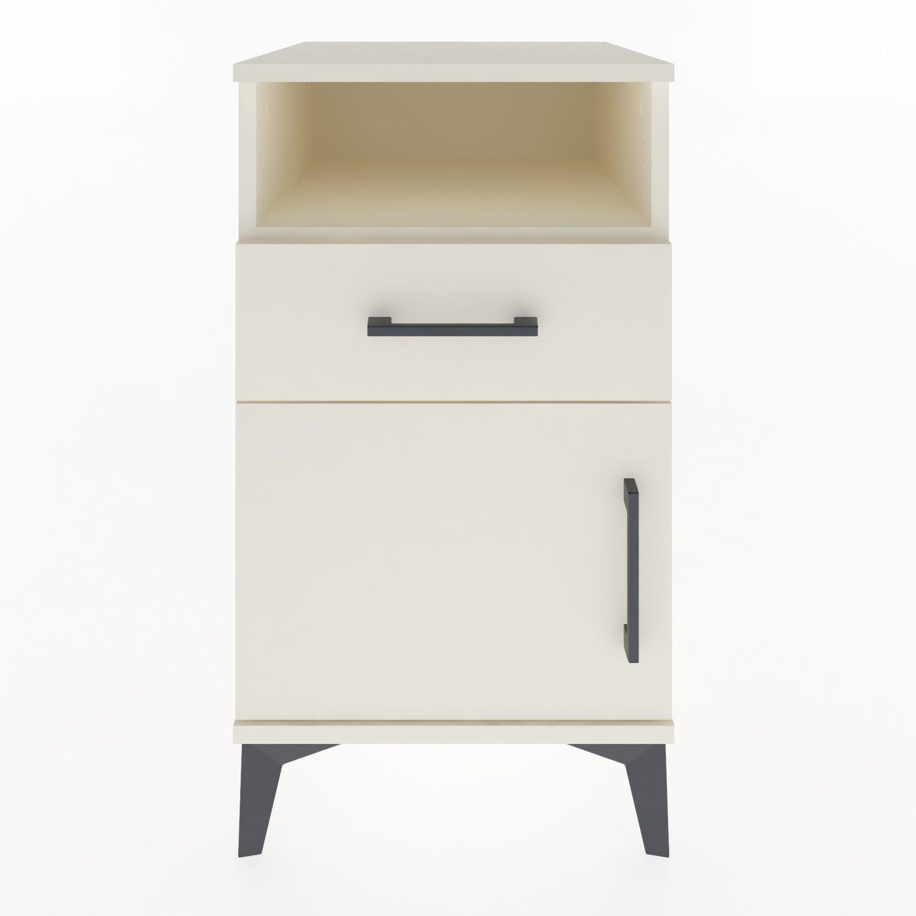 Woodntry Modular Nightstand Moonstone 44x44x68 cm Functional F15-1