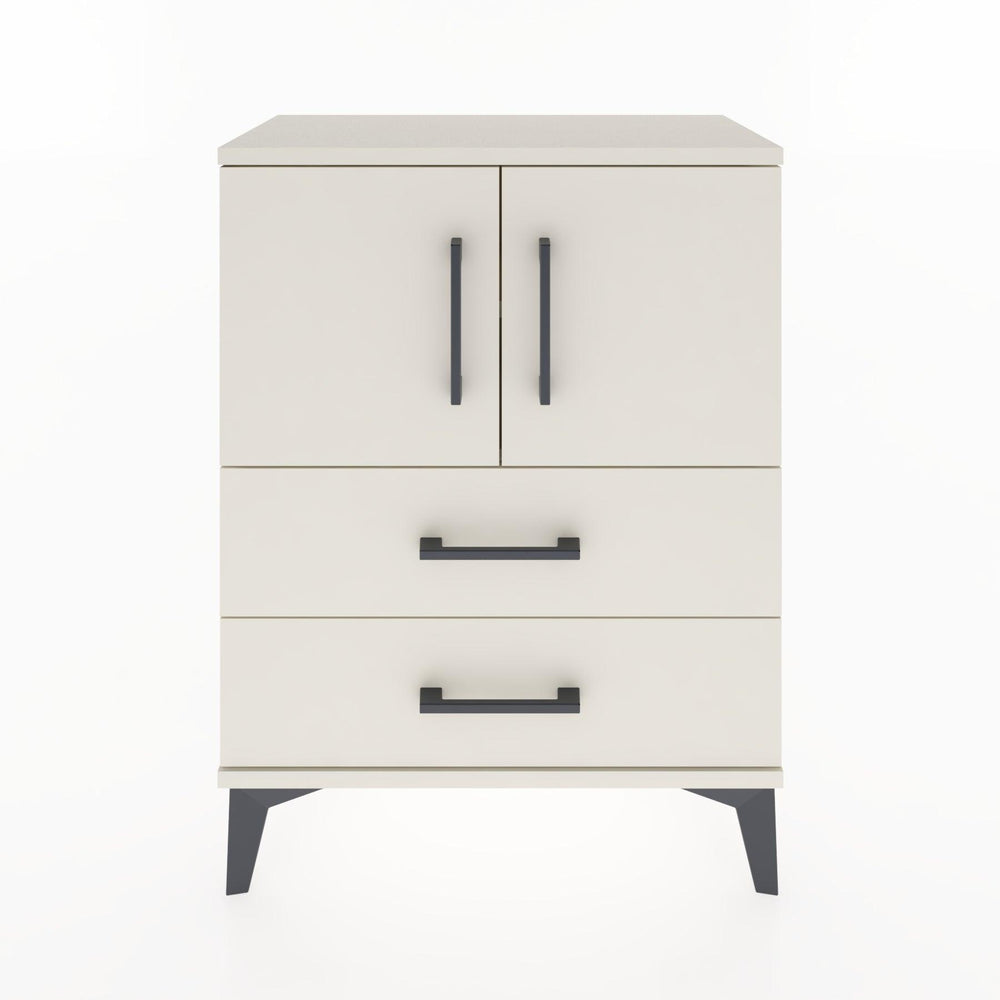 Woodntry Modular Nightstand Moonstone 60x30x68 cm with Cover and Drawer KC15-1