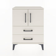 Woodntry Modular Nightstand Moonstone 60x30x68 cm with Cover and Drawer KC15-1
