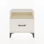 Woodntry Modular Nightstand Moonstone 60x30x52 cm with Drawer and Shelf CR15-1