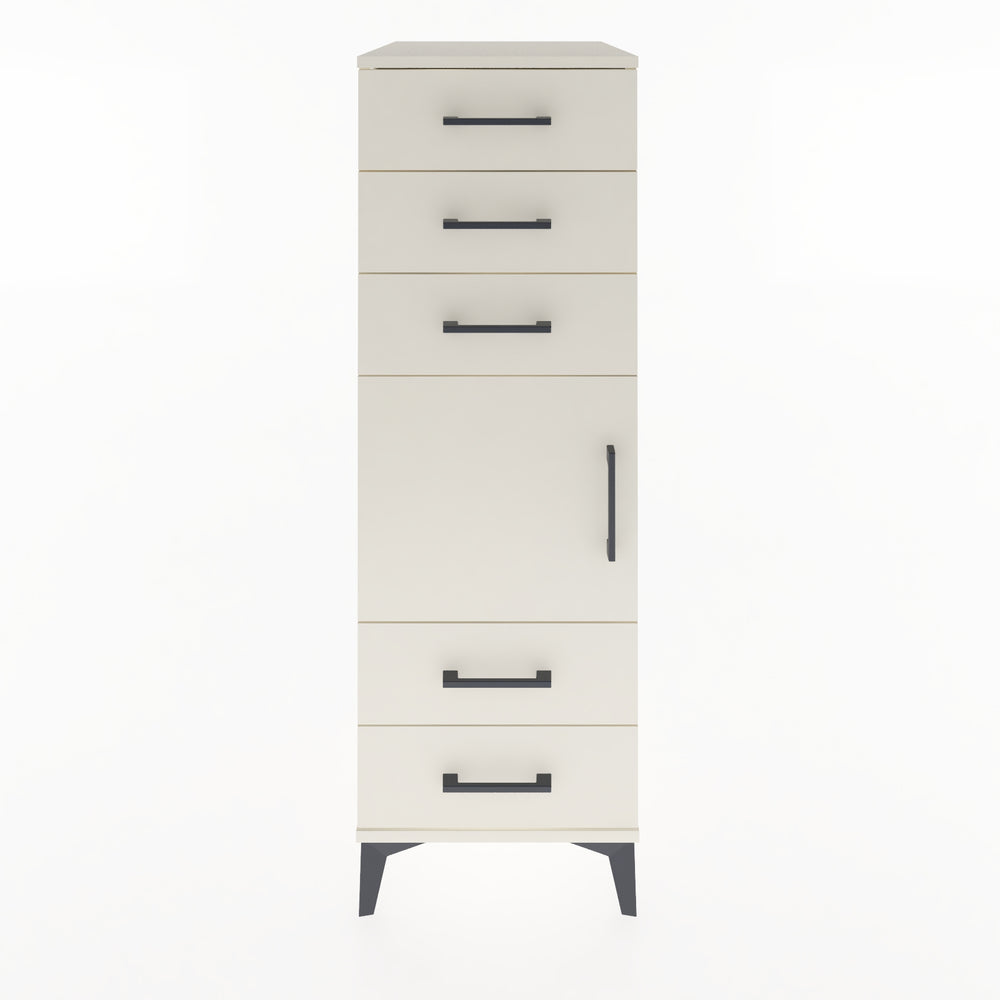 Woodntry Modular Cabinet Moonstone 44x59x122 cm with Doors and Drawers KC65-1