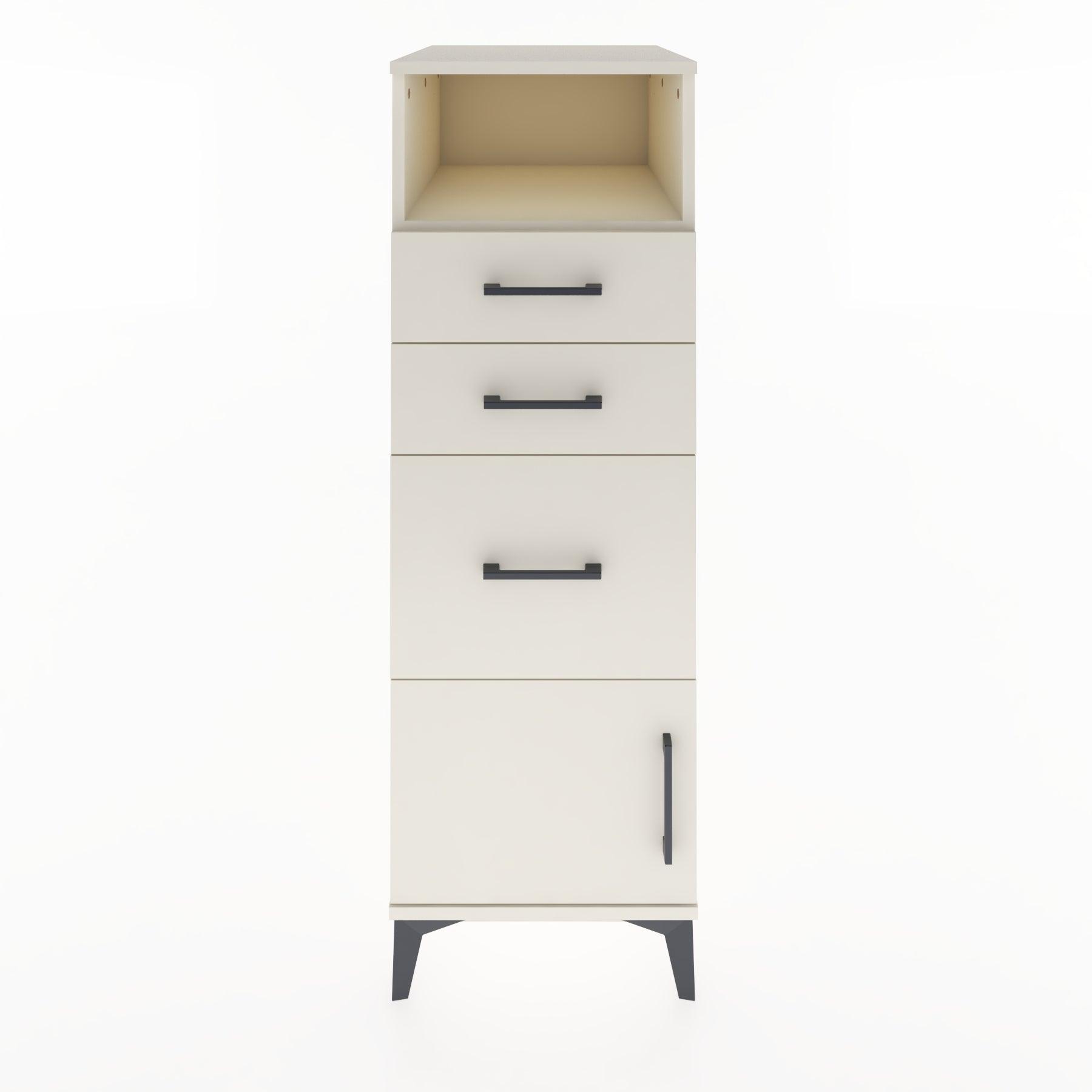 Woodntry Modular Cabinet Moonstone 44x30x122 cm Functional F15-1