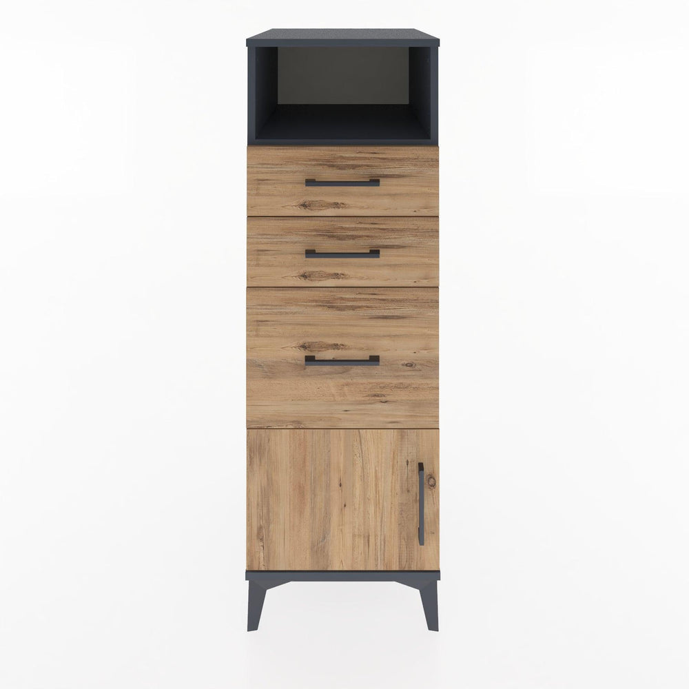 Woodntry Modular Cabinet Anthracite 44x59x122 cm Functional F115-2