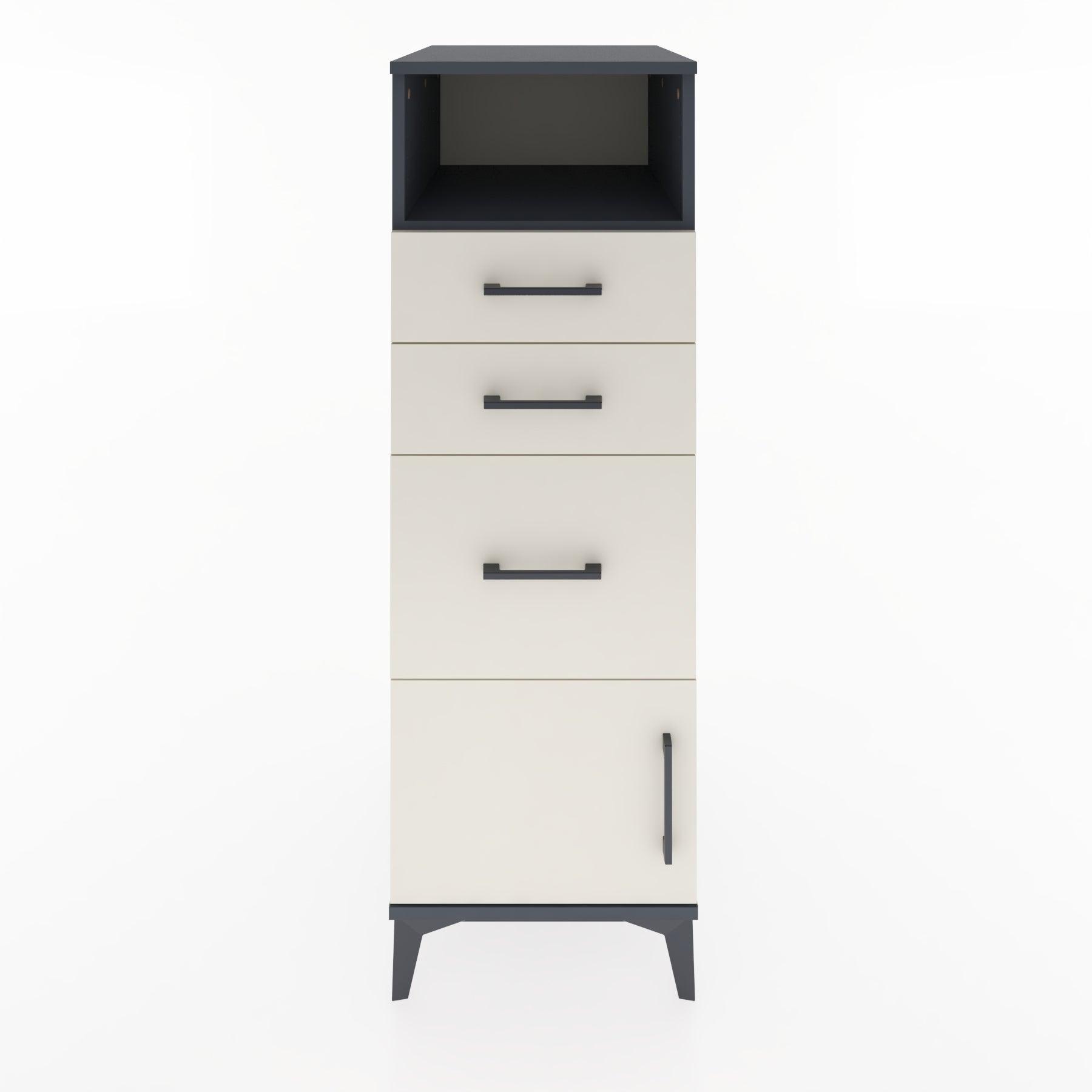 Woodntry Modular Cabinet Anthracite 44x30x122 cm Functional F15-2