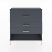 Woodntry Modular Dresser Anthracite 88x30x84 cm with Drawers and Shelves CR15-2