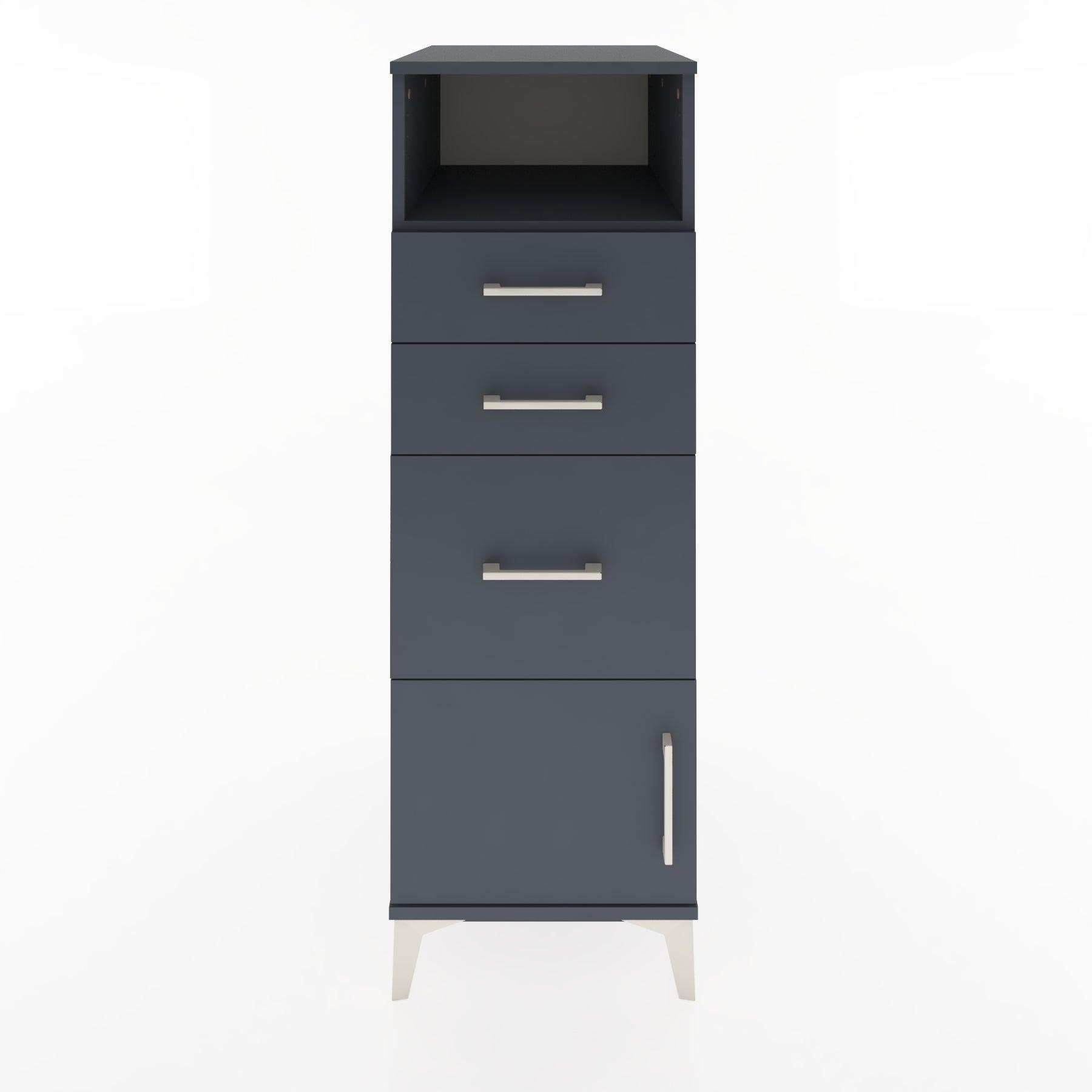 Woodntry Modular Cabinet Anthracite 44x30x122 cm Functional F15-2