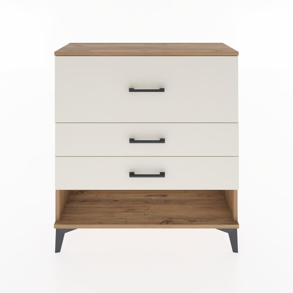 Woodntry Modular Dresser Pine 88x30x84 cm with Drawers and Shelves CR15-3