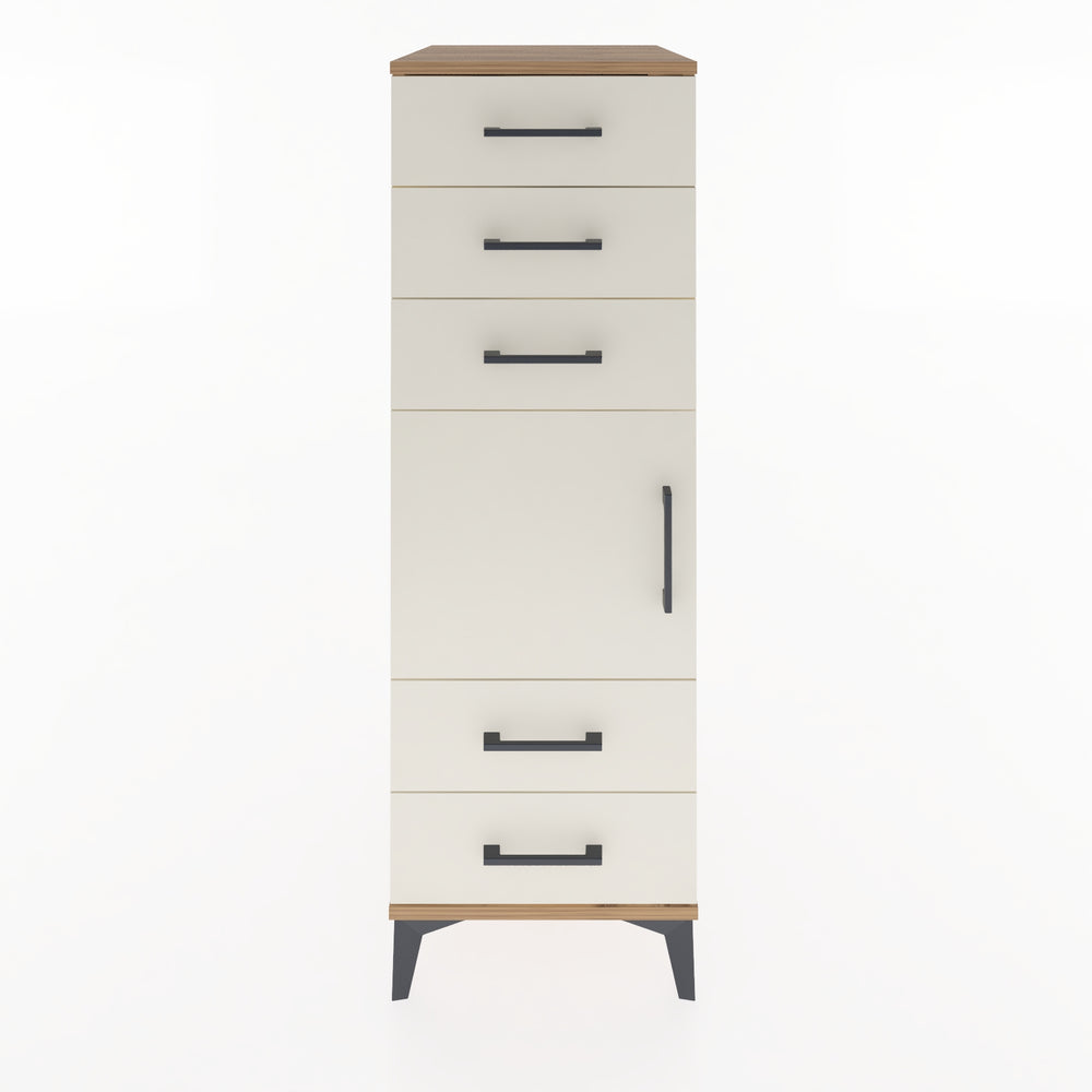 Woodntry Modular Cabinet Pine 44x59x122 cm with Doors and Drawers KC65-3