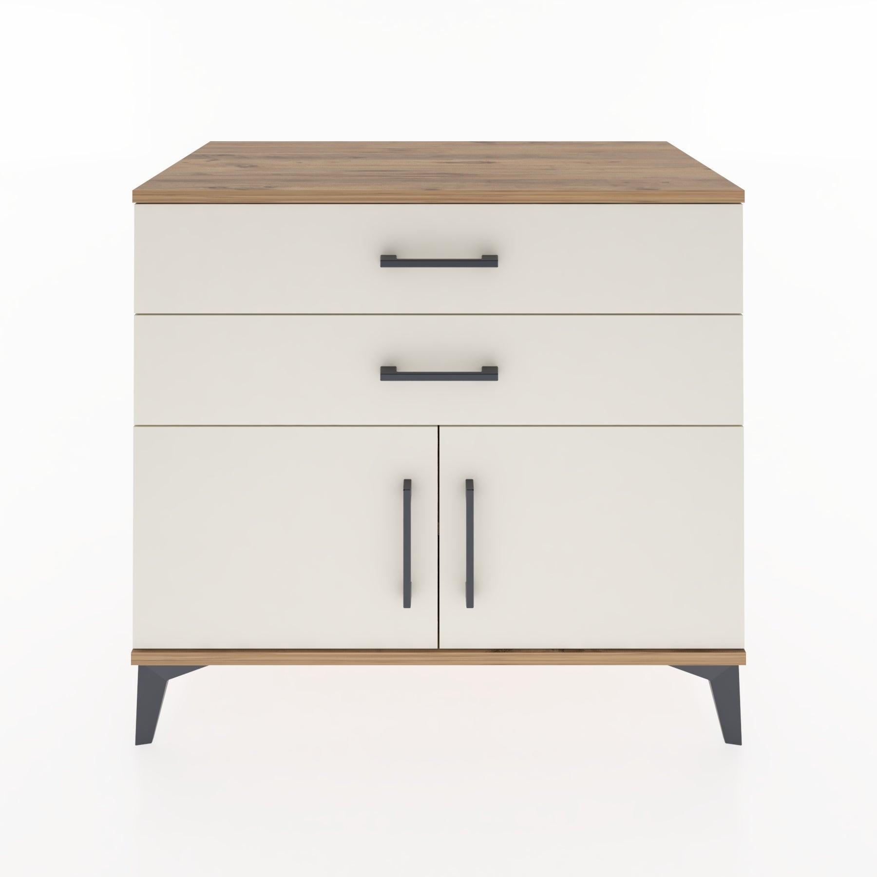 Woodntry Modular Dresser Pine 88x44x68 cm with Cover and Drawer KC15-3