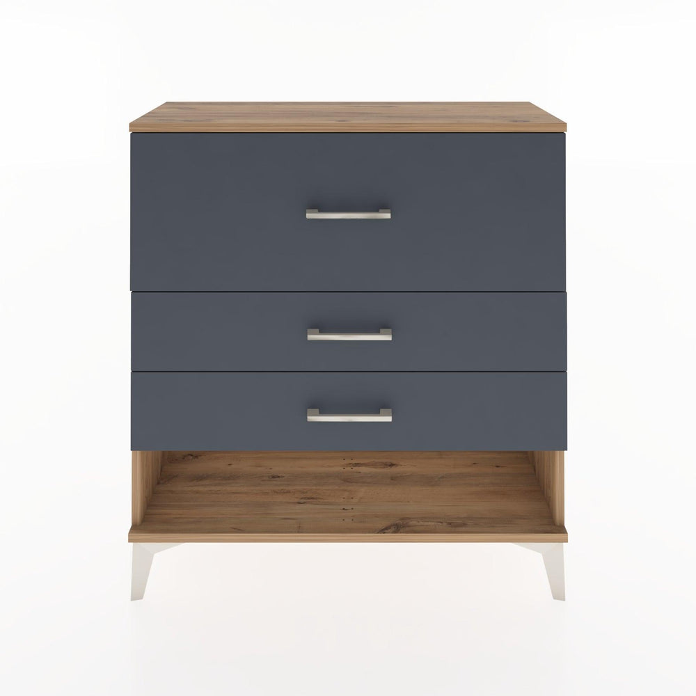 Woodntry Modular Dresser Pine 88x30x84 cm with Drawers and Shelves CR15-3
