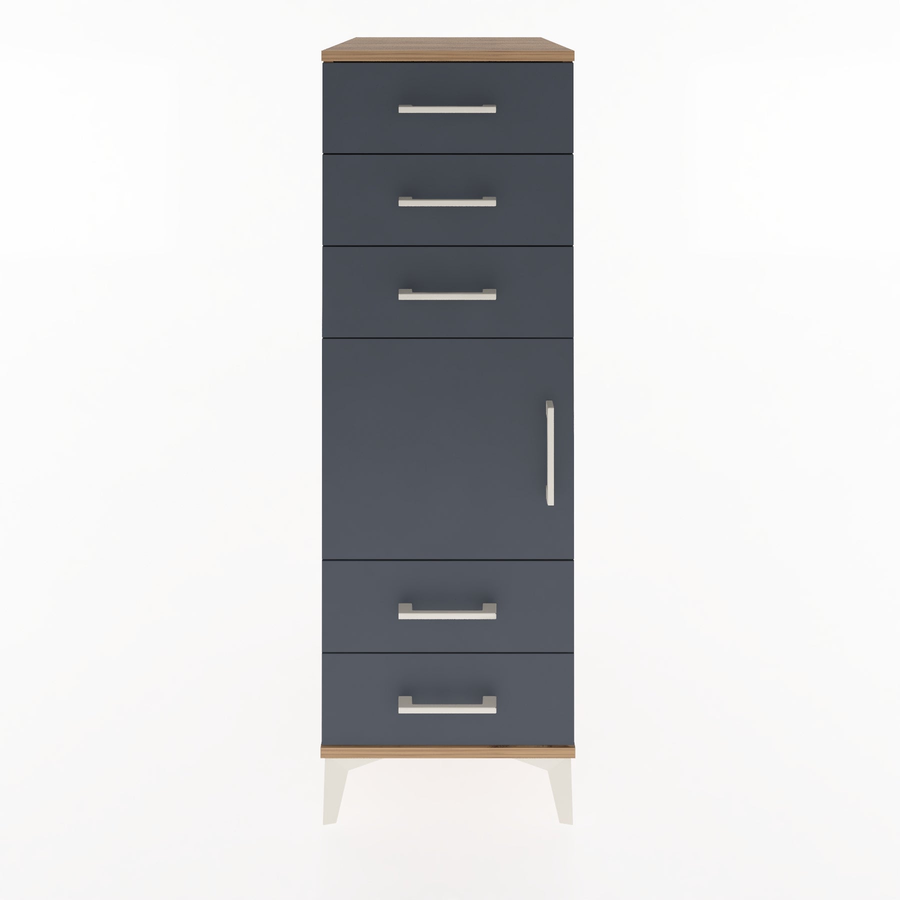 Woodntry Modular Cabinet Pine 44x59x122 cm with Doors and Drawers KC65-3