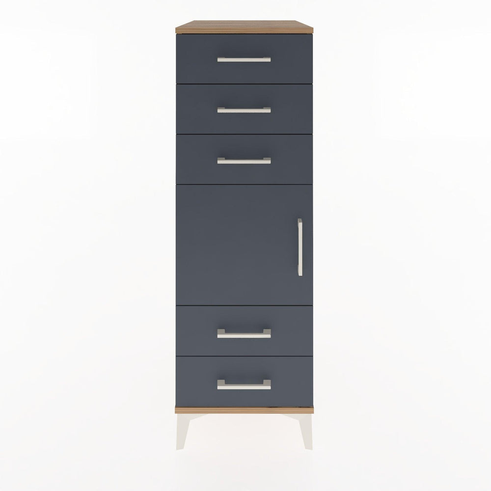 Woodntry Modular Cabinet Pine 44x30x122 cm with Doors and Drawers KC65-3