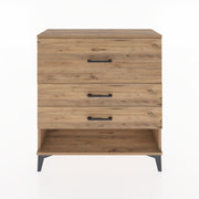Woodntry Modular Dresser Pine 88x30x84 cm with Drawers and Shelves CR15-3