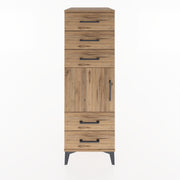 Woodntry Modular Cabinet Pine 44x30x122 cm with Doors and Drawers KC65-3