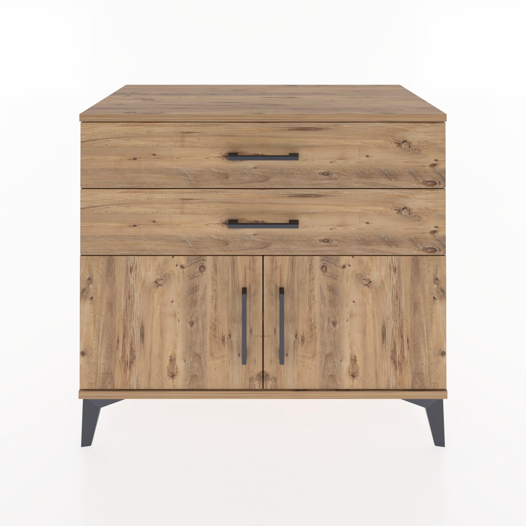 Woodntry Modular Dresser Pine 88x44x68 cm with Cover and Drawer KC15-3