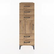Woodntry Modular Cabinet Pine 44x59x122 cm with Doors and Drawers KC65-3