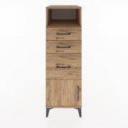 Woodntry Modüler Dolap Çam 44x30x122 cm Fonksiyonel F115-3