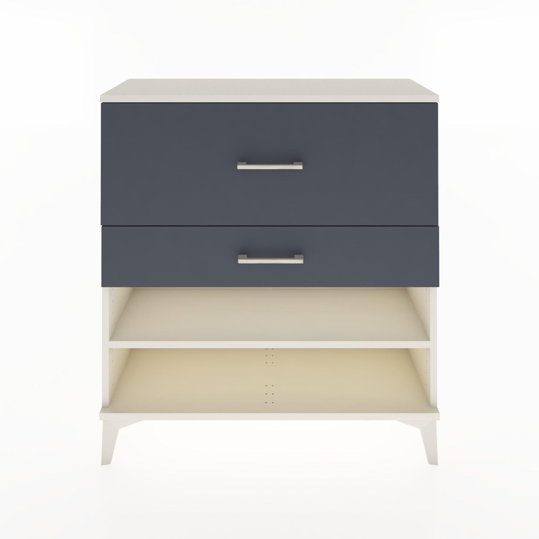 Woodntry Modular Dresser Moonstone 88x30x84 cm with Drawers and Shelves CR16-1