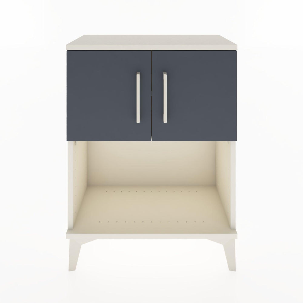 Woodntry Modular Nightstand Moonstone 60x30x68 cm with Cover and Shelf KR16-1