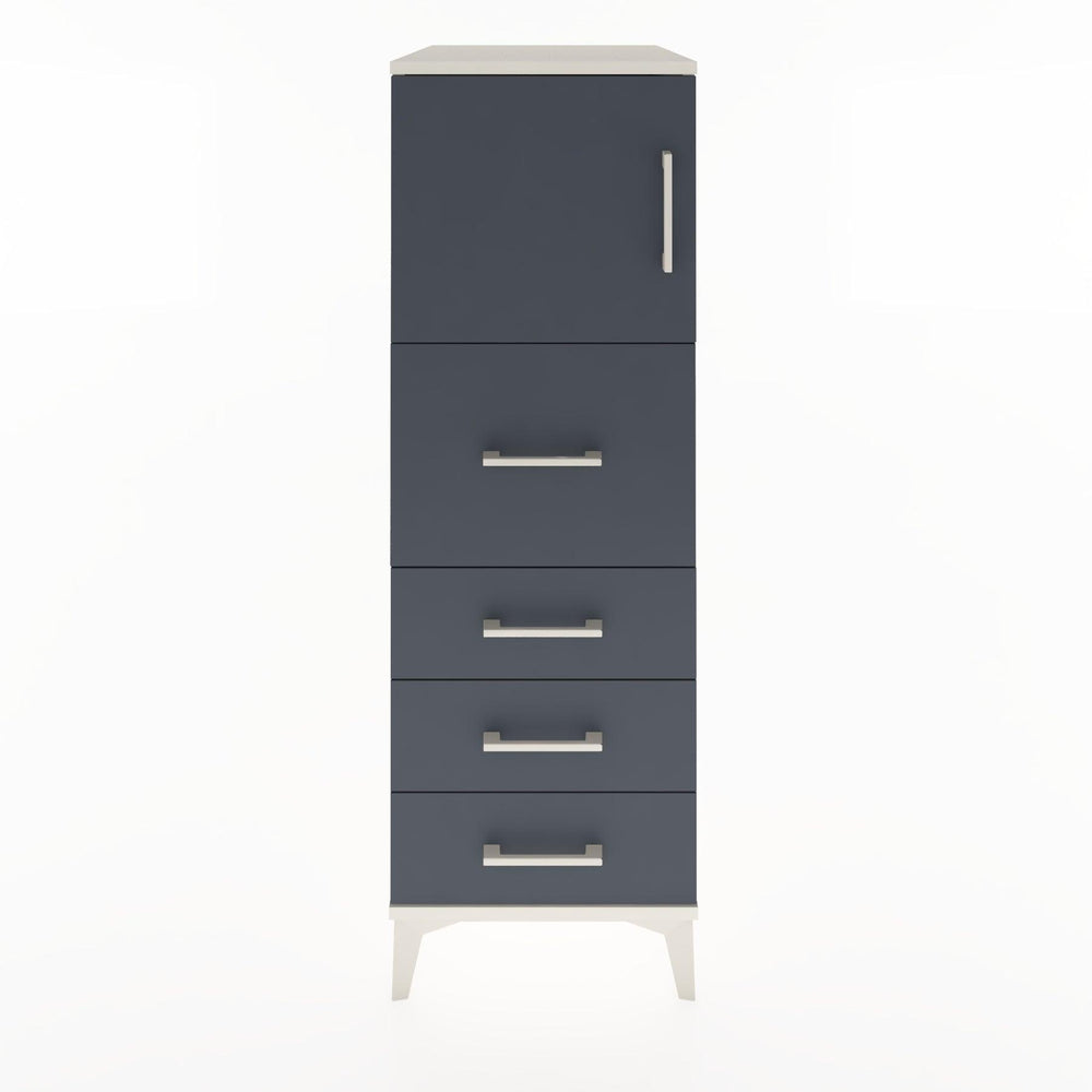 Woodntry Modular Cabinet Moonstone 44x30x122 cm with Doors and Drawers KC16-1