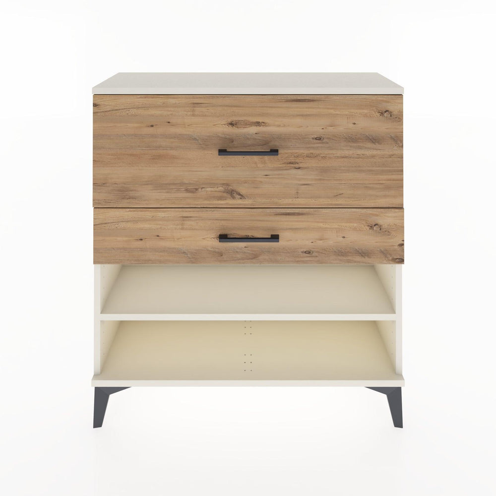 Woodntry Modular Dresser Moonstone 88x30x84 cm with Drawers and Shelves CR16-1