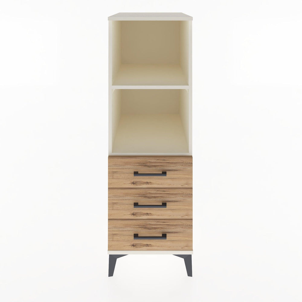 Woodntry Modüler Dolap Aytaşı 44x30x122 cm Çekmeceli ve Raflı CR116-1