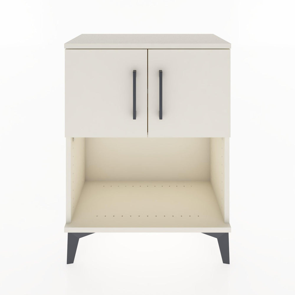 Woodntry Modular Nightstand Moonstone 60x30x68 cm with Cover and Shelf KR16-1