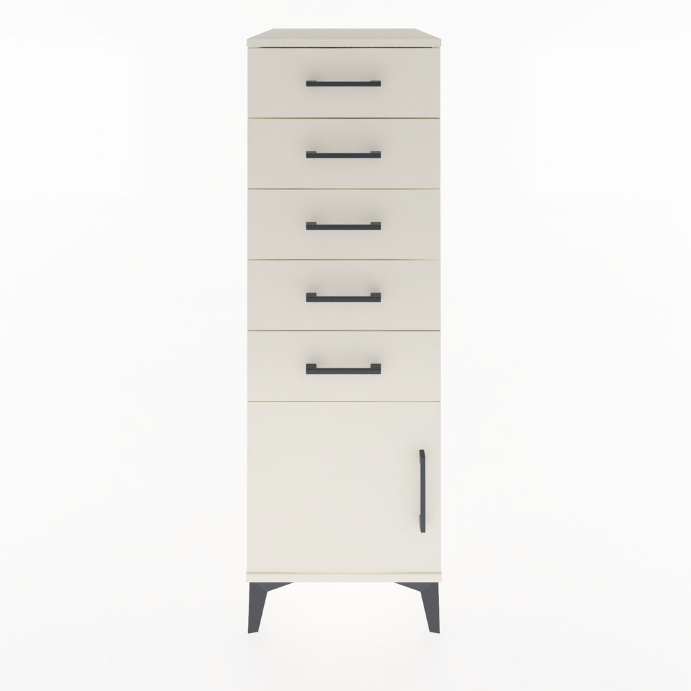 Woodntry Modular Cabinet Moonstone 44x59x122 cm with Doors and Drawers KC66-1