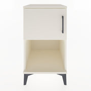 Woodntry Modular Nightstand Moonstone 44x44x68 cm with Cover and Shelf KR16-1