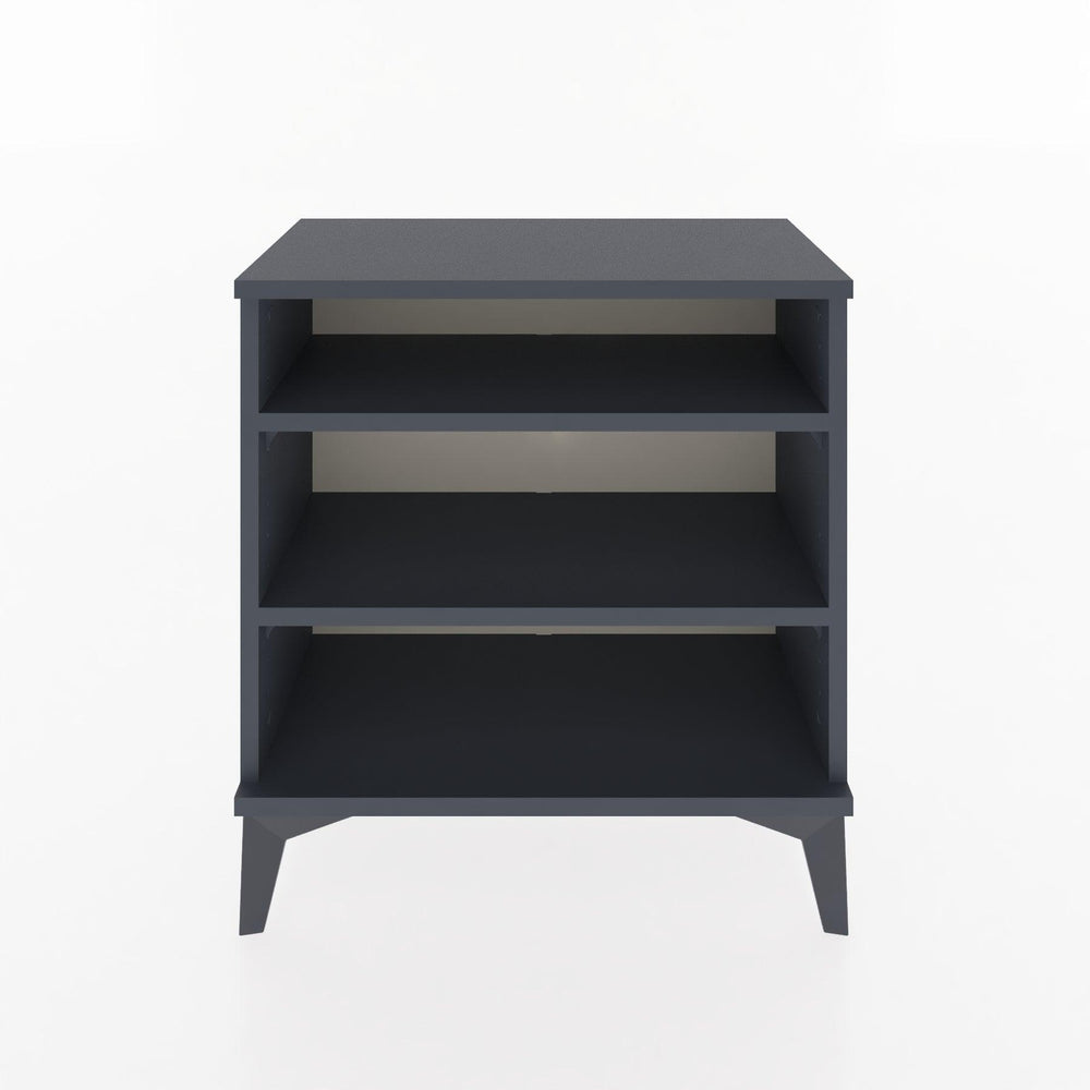 Woodntry Modular Nightstand Anthracite 60x30x52 cm with Shelf R16-2