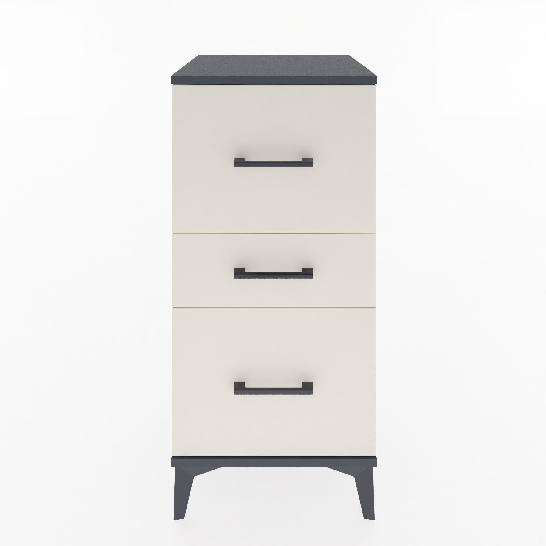 Woodntry Modular Nightstand Anthracite 44x44x84 cm Drawer C16-2