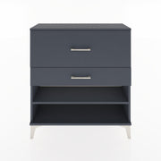 Woodntry Modular Dresser Anthracite 88x30x84 cm with Drawers and Shelves CR16-2