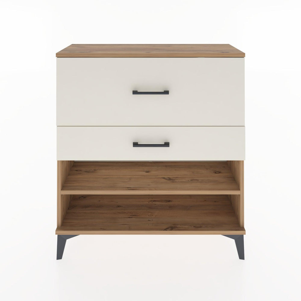 Woodntry Modular Dresser Pine 88x30x84 cm with Drawers and Shelves CR16-3