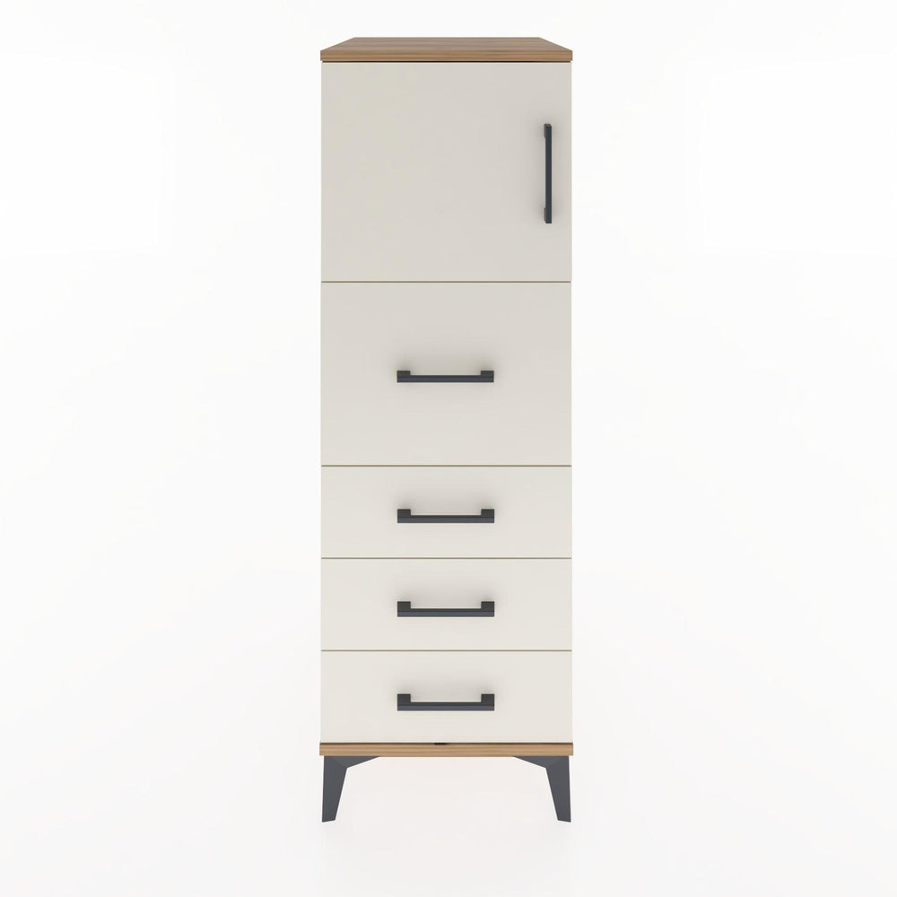 Woodntry Modular Cabinet Pine 44x59x122 cm with Doors and Drawers KC16-3