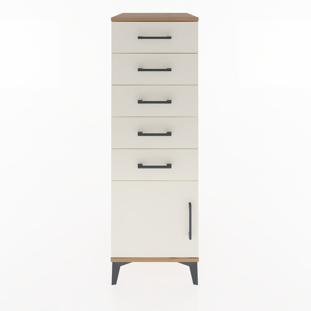 Woodntry Modular Cabinet Pine 44x59x122 cm with Doors and Drawers KC66-3