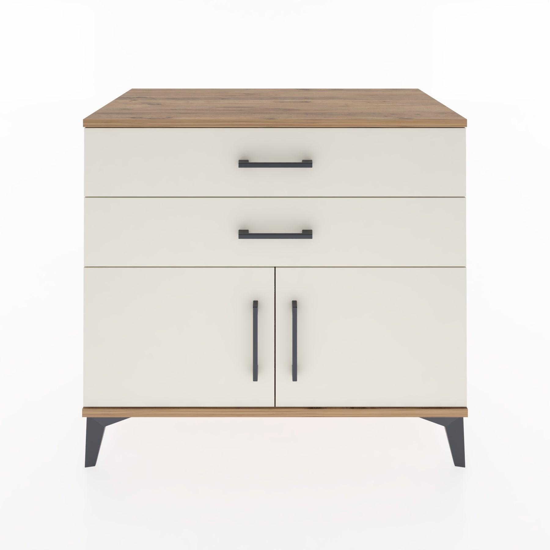 Woodntry Modular Dresser Pine 88x44x68 cm with Cover and Drawer KC16-3