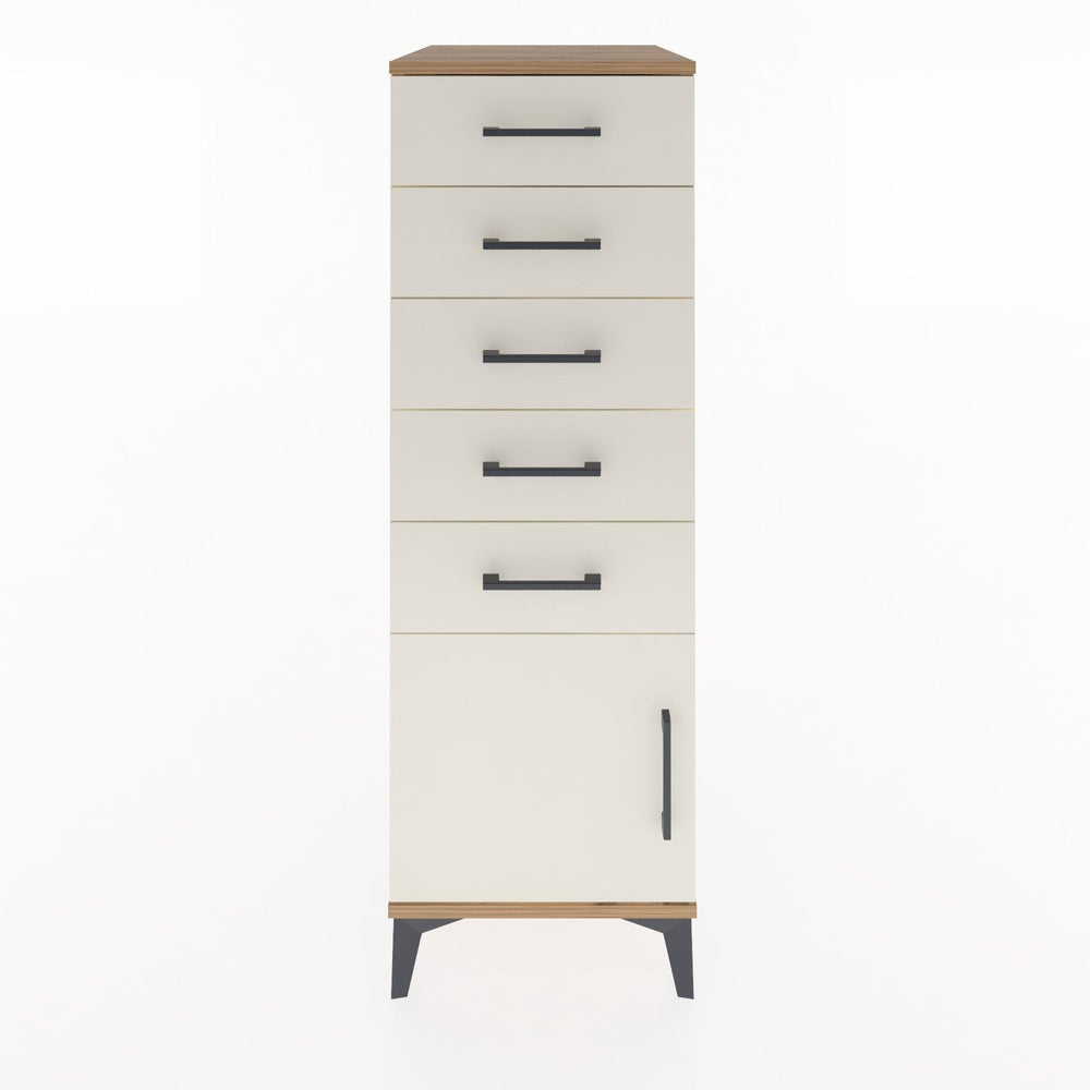 Woodntry Modular Cabinet Pine 44x30x122 cm with Doors and Drawers KC66-3