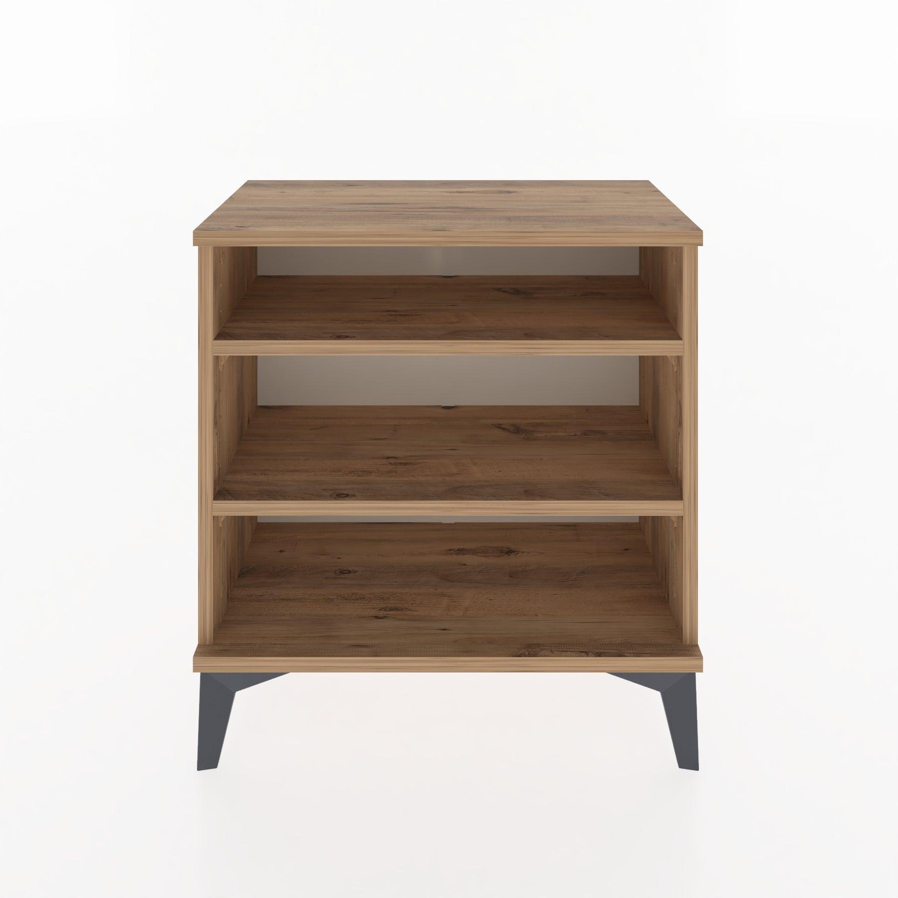 Woodntry Modular Nightstand Pine 60x30x52 cm with Shelf R16-3