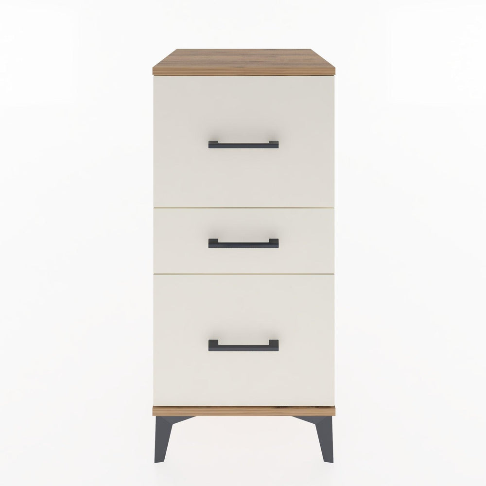 Woodntry Modüler Komodin Çam 44x44x84 cm Çekmeceli C16-3