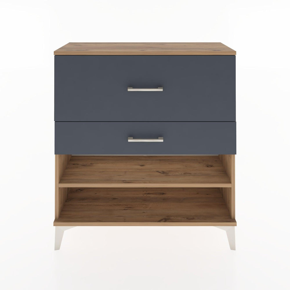 Woodntry Modular Dresser Pine 88x30x84 cm with Drawers and Shelves CR16-3
