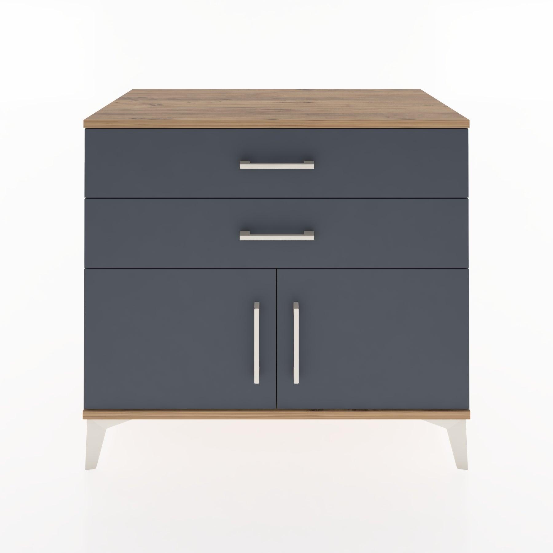 Woodntry Modular Dresser Pine 88x44x68 cm with Cover and Drawer KC16-3