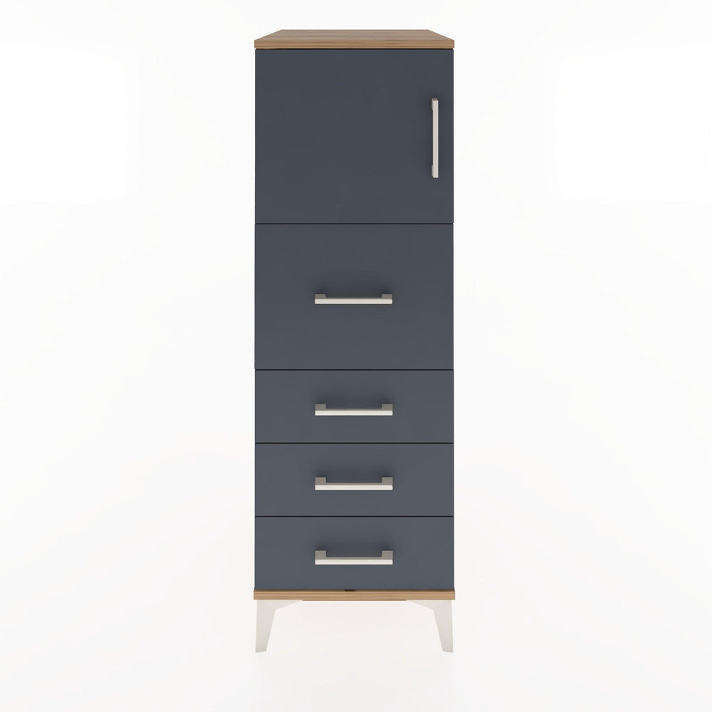 Woodntry Modular Cabinet Pine 44x30x122 cm with Doors and Drawers KC16-3