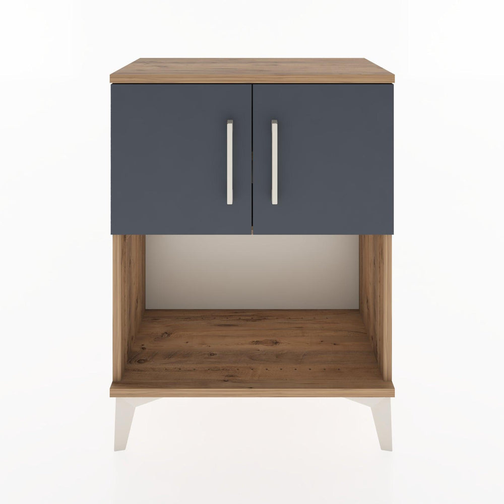 Woodntry Modular Nightstand Pine 60x30x68 cm with Cover and Shelf KR16-3