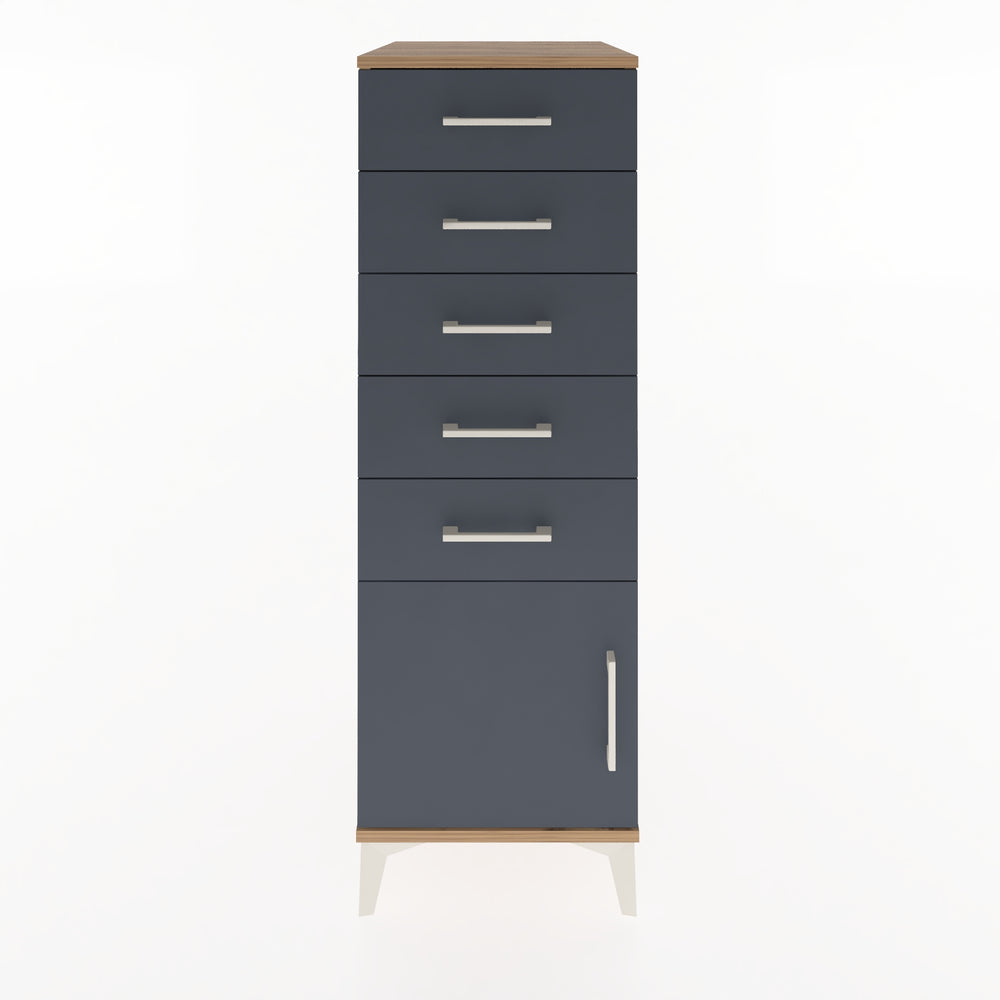 Woodntry Modular Cabinet Pine 44x59x122 cm with Doors and Drawers KC66-3