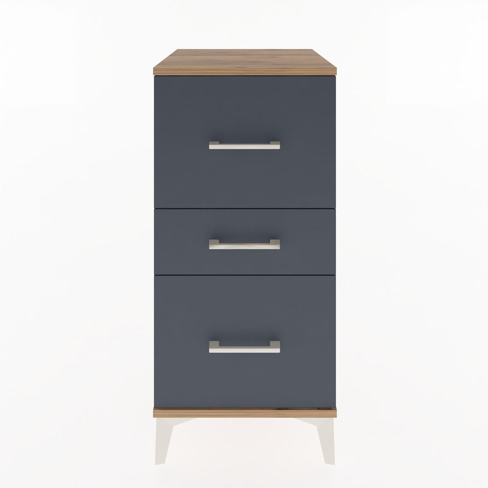 Woodntry Modüler Komodin Çam 44x44x84 cm Çekmeceli C16-3