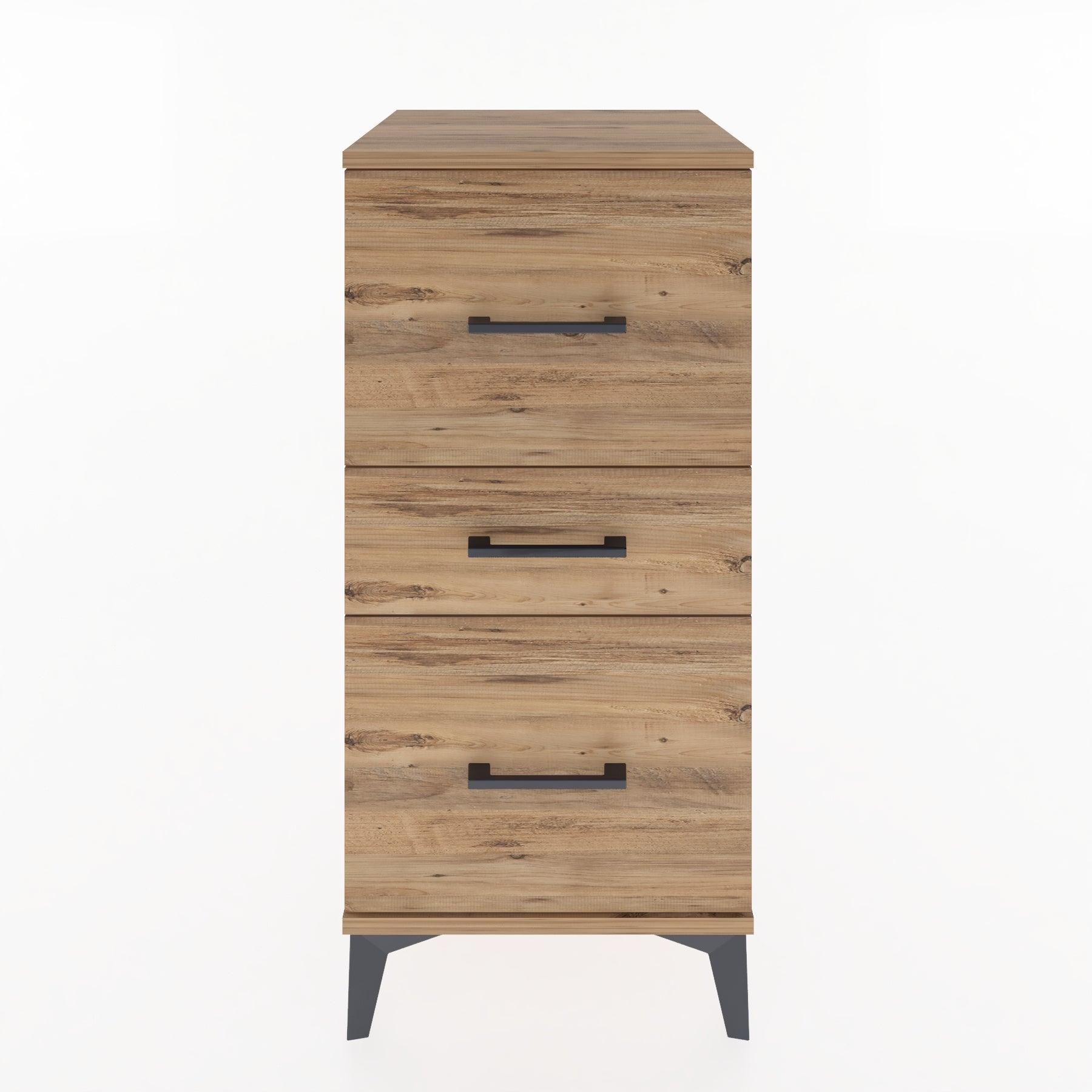 Woodntry Modular Nightstand Pine 44x44x84 cm Drawer C16-3